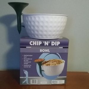 Golf Chip n Dip bowl
